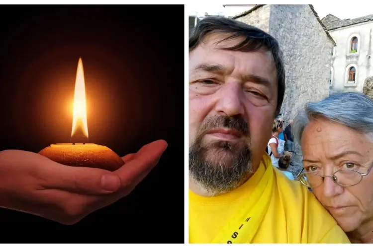 Victima șoferului băut și drogat este o profesoară din Dej și soțul ei! ”Drum lin spre cer, Doamna Eniko Grobois!” - FOTO