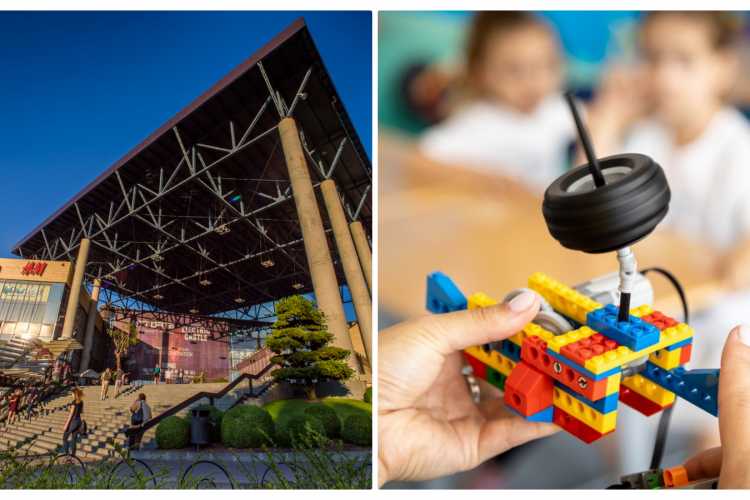 Copiii sunt așteptați la Iulius Mall să creeze spinnere și carusele din piese LEGO, folosind conceptul STEM - FOTO