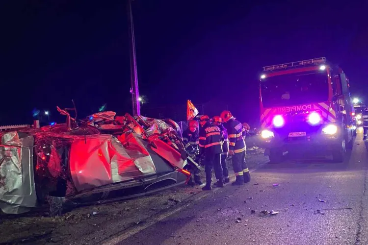 Cum s-a produs tragedia la ieșire din Gherla. Două persoane care se aflau în aceeași mașină au murit după o depășire neregulamentară a unui tânăr