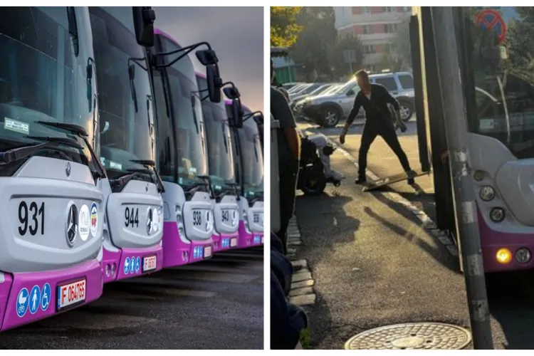 ”Respect pentru oameni ca el!” - Clujul e altfel, iar șoferul autobuzului a sărit să ajute - FOTO