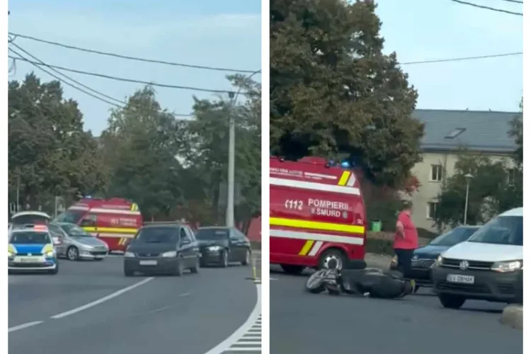 ACCIDENT pe strada Observatorului! Un tânăr a fost transportat de urgență la spital - VIDEO