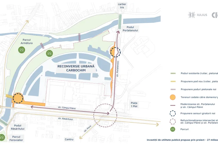 Investiții de utilitate publică de peste 27 milioane de euro, odată cu reconversia platformei Carbochim