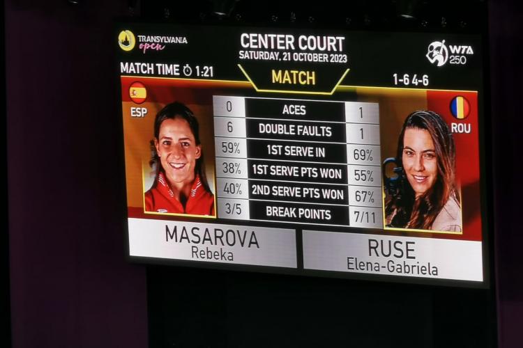 Gabriela Ruse, calificare spectaculoasă în finala Transylvania Open!