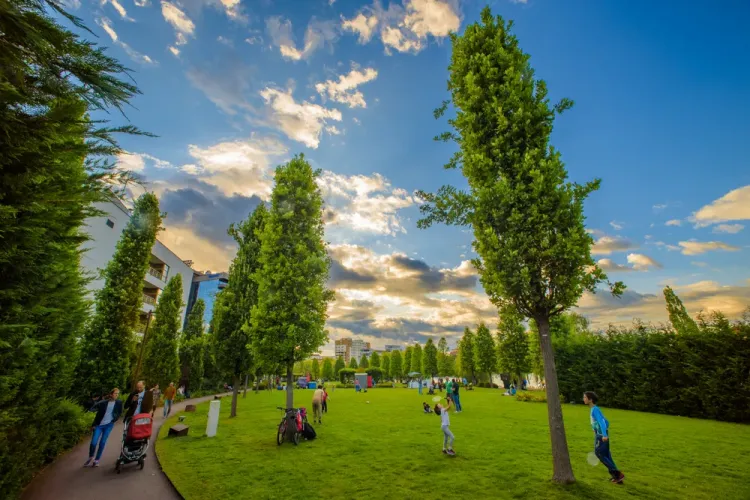 Clujenii cer toaletă publică în parcul de pe malul lacului din Gheorgheni: Până la mall e cam departe!