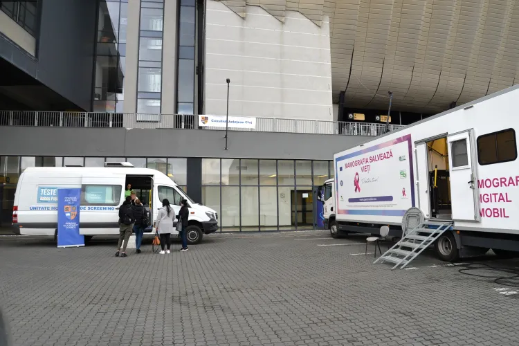 Testări gratuite pentru cancerul de col uterin şi cancerul de sân, la Cluj Arena