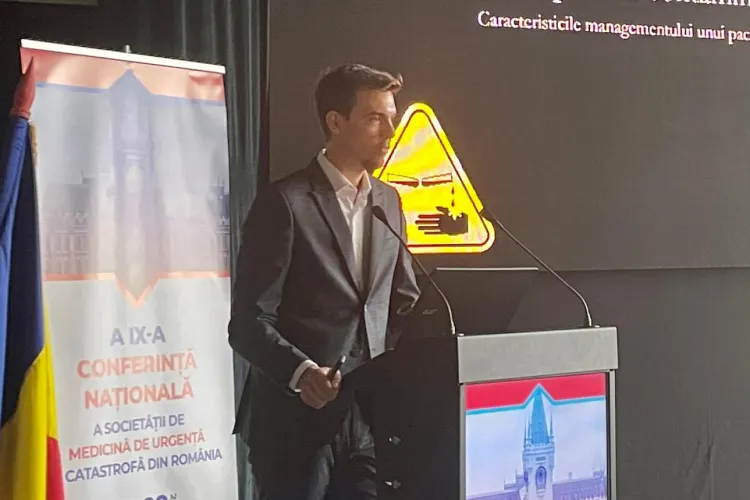 Medic SMURD Cluj de excepție. George a adus Clujului locul 1 la Conferința Națională de Medicină de Urgență - FOTO