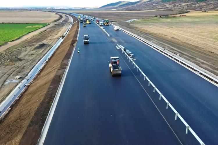 Posibil să asistăm la un record național în materie de realizare de autostrăzi, pe lotul Câmpia Turzii și Chețani - FOTO