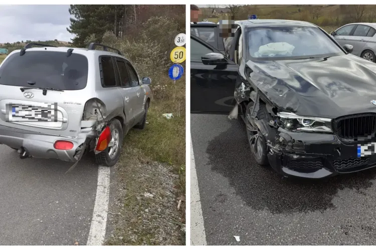 Accident la Izvorul Crișului. Traficul a fost afectat - FOTO