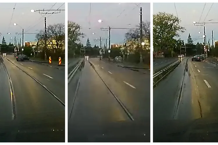 Derapaj spectaculos al unui șofer pe Bulevardul Muncii, din Cluj-Napoca! Din fericire nimeni nu a pățit nimic - VIDEO