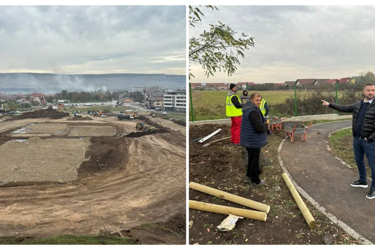 Primarul Bogdan Pivariu a verificat cum se lucrează în Florești, la proiectele publice - FOTO