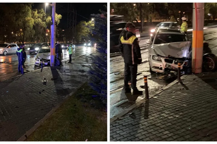 Accident la Cluj Arena! ”A deraiat?” / Replică: ”Nu! Drumul s-a mișcat brusc” - FOTO