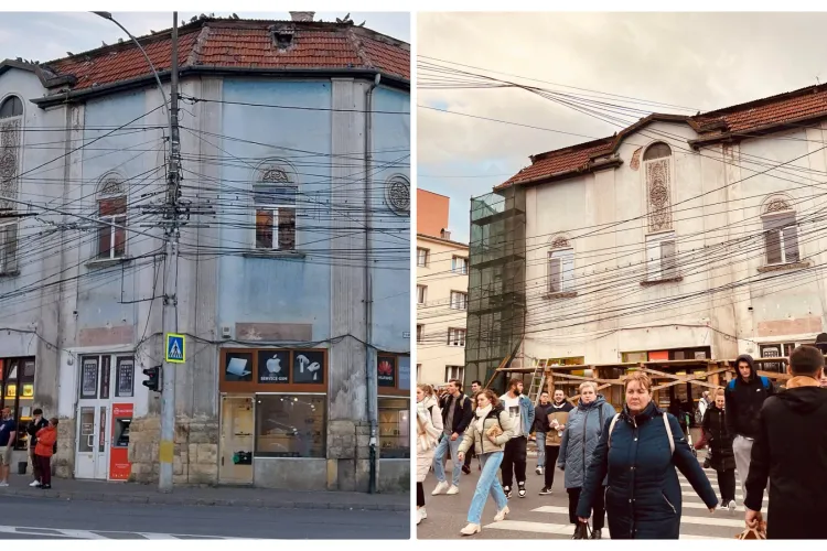 Victorie Știri de Cluj! Colțul kitschos din centrul Clujului a intrat în renovare - FOTO
