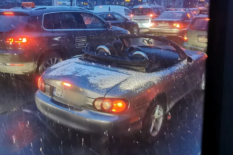 ”Arogante ardelenești” - Caterincă după o poză din traficul clujean - FOTO