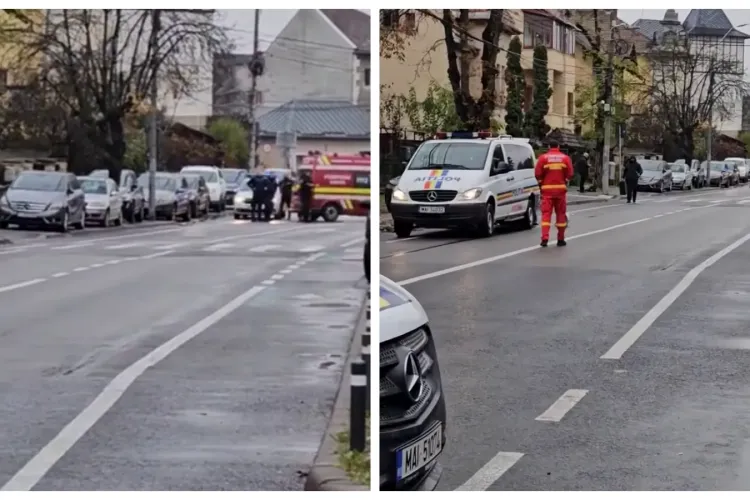 Geantă suspectă în Cluj-Napoca, pe strada Eremia Grigorescu! Pirotehniștii au trecut la treabă - VIDEO