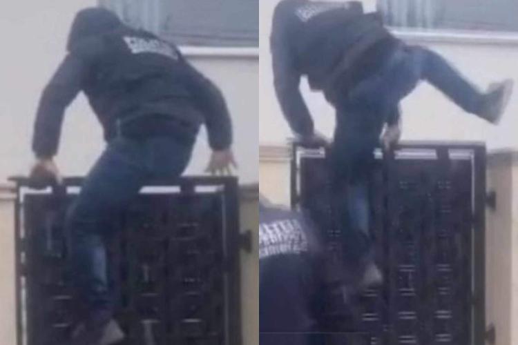  Intervenție de mare angajament a Poliției Române la locuința primarului din Baia Mare. Un agent a sărit gardul, deși poarta era deschisă
