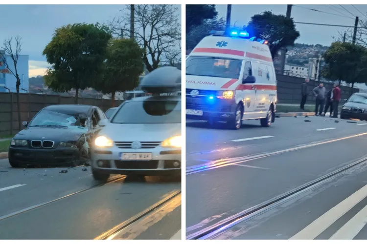 Cum s-a produs accidentul de vineri dimineața de pe Bulevardul Muncii - FOTO