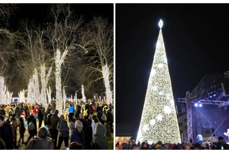 Artificii și concerte la Târgul de Crăciun din Florești, Winter Dream-Florești, care se deschide joi seara