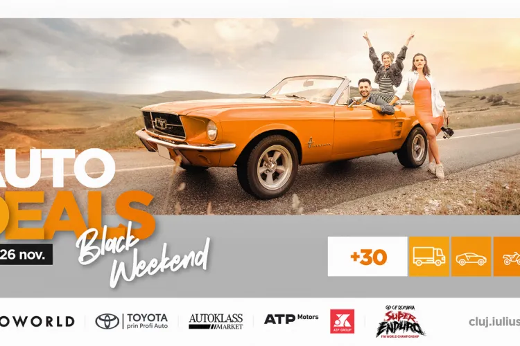La Iulius Mall Cluj, ultimul weekend de Black Friday aduce oferte speciale la mașini și test-drive, dar și reduceri la brandurile preferate