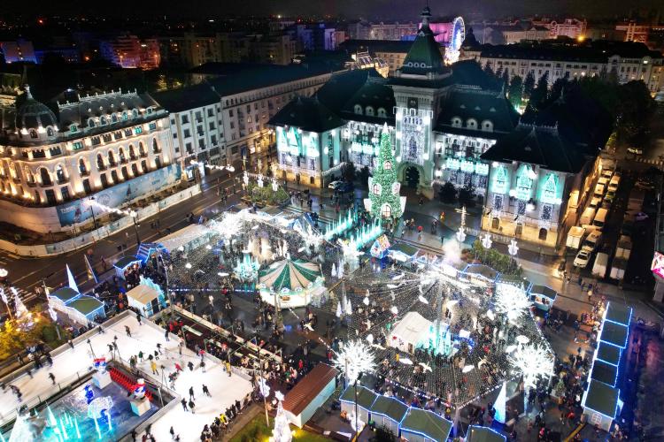  Un oraș din România, în topul destinațiilor cu cele mai frumoase târguri de Crăciun. Are și cel mai frumos brad de Crăciun din Europa- FOTO