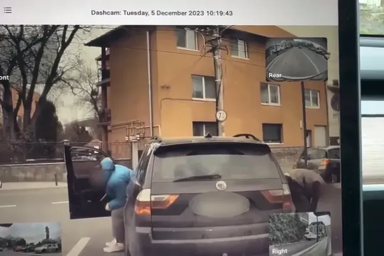 Priviți aici parcare și grimasa de pe fața șoferului! -  E fain la Cluj, e ”forte, forte, fain” - VIDEO