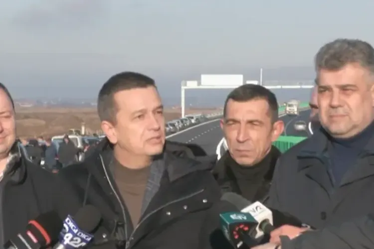 Grindeanu: Lucrările pe secțiunea Chețani-Câmpia Turzii se apropie de final. Săptămâna viitoare se va putea circula