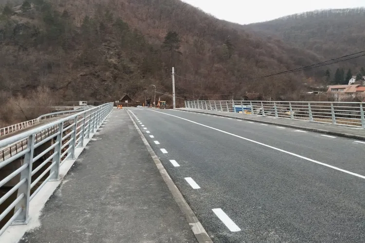 A fost finalizat podul din Someșu Rece