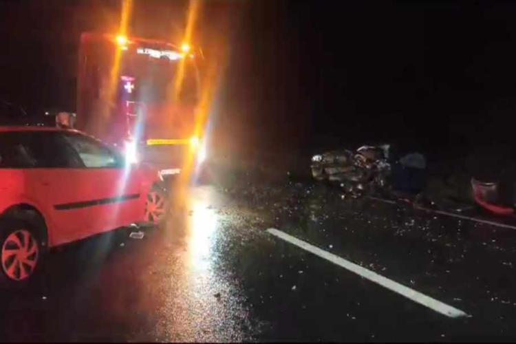 Cum s-a produs accidentul din Bologa, Cluj: Un șofer beat a intrat în 3 mașini care circulau pe sensul opus de mers