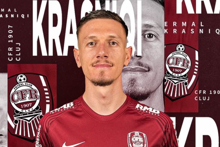 CFR Cluj a stabilit prețul lui Ermal Krasniqi, dorit de Gigi Becali la FCSB