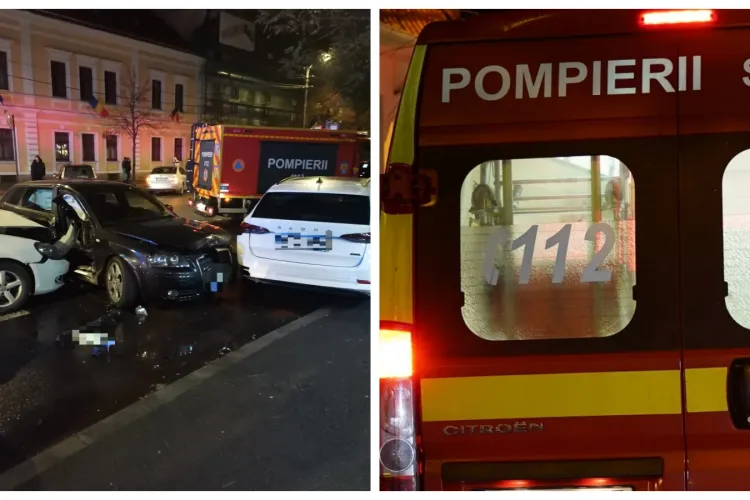 Accident cu patru mașini pe Calea Dorobanților - FOTO