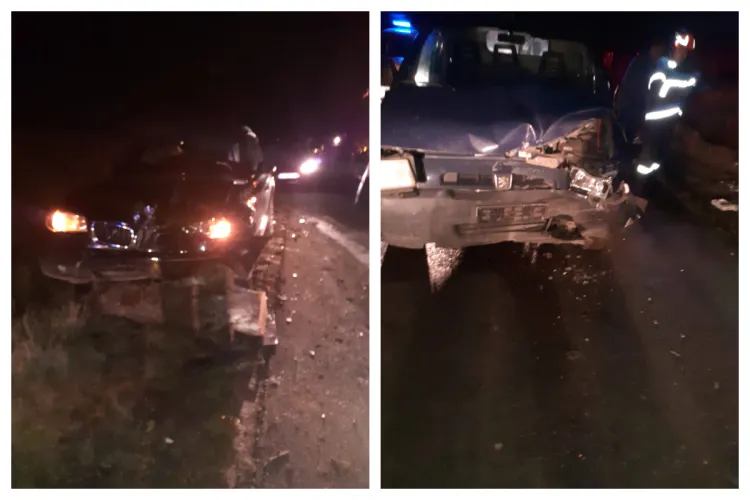 Accident rutier grav, în Cluj, în seara de 1 Decembrie. Două victime au fost transportate la spital - FOTO