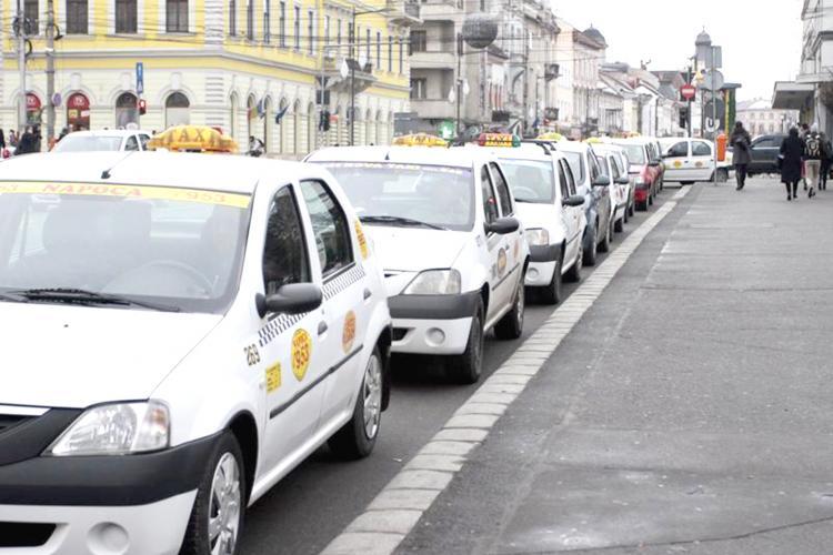Protestul transportatorilor continuă, în Cluj-Napoca. Taximetriștii ies să-și ceară drepturile 
