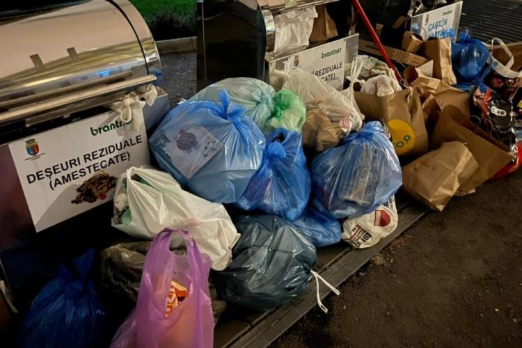 Clujenii care locuiesc în Gheorgheni se plâng că dimineața miroase a gunoi în cartier: „Cei de la salubritate fac o treabă jenantă”