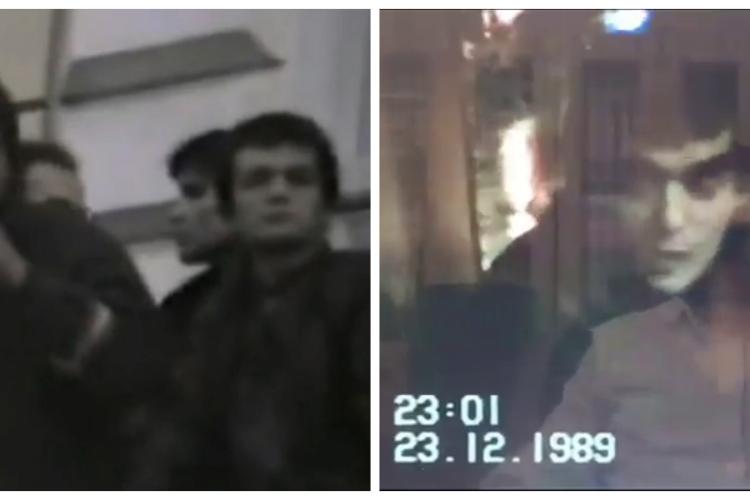 Imagini VIDEO inedite, în PREMIERĂ, cu primarul Emil Boc la Revoluția din 1989. Reprezenta Frontul Studențesc Democrat