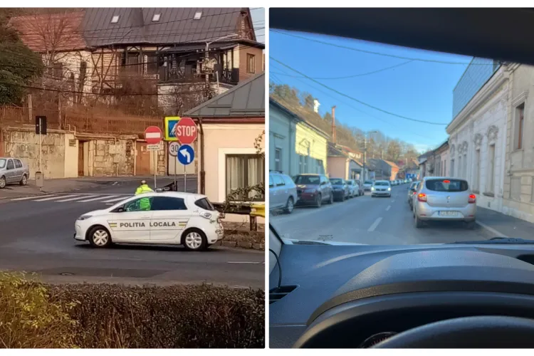 ”Vânătoare” de șoferi pe strada Dragalina. Coloană de șoferi amendați: ”Ce facem? Bani la buget din prima lună a anului?”