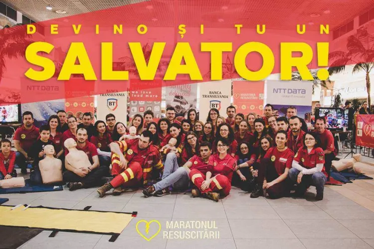 Maratonul Resuscitării va avea loc la Cluj-Napoca. O zi întreagă salvatorii vor preda lecții celor interesați