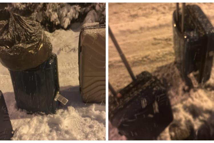Clujeancă dată jos cu bagajele dintr-un Bolt din cauza zăpezii necurățate: ”Am rămas ca proasta în stradă cu bagajele!” - FOTO și VIDEO