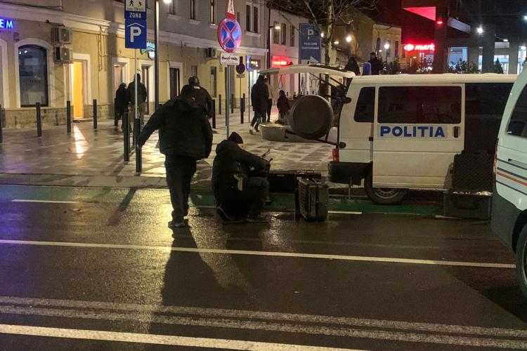 Stradă din centrul Clujului, închisă din cauza unui bagaj suspect! Cum s-au rezolvat lucrurile - VIDEO