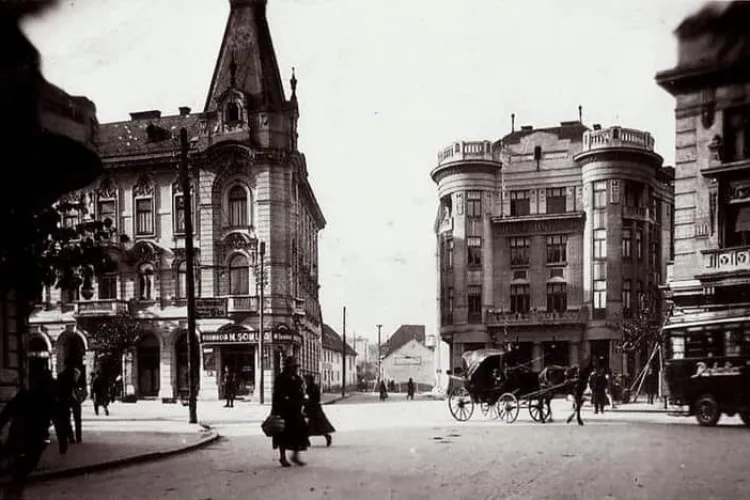 Clujul palatelor! Fotografie superbă din Clujul istoric, cu patru palate de pe strada Horea - FOTO