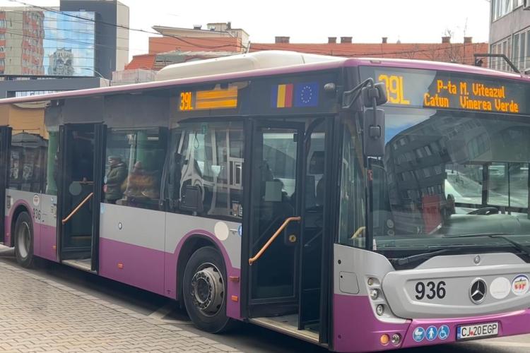 Linia 39L va avea două curse suplimentare, anunță Compania de Transport Public Cluj-Napoca