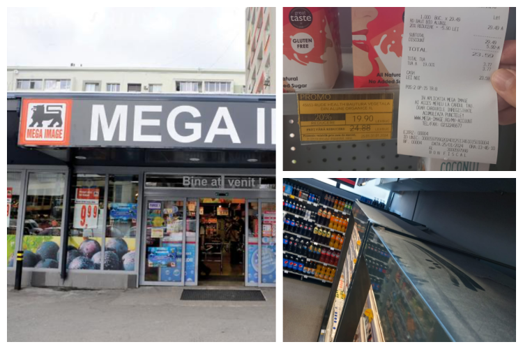 Amendă COLOSALĂ pentru lanțul de supermarketuri Mega Image, la Cluj! Șapte magazine, închise temporar de inspectorii ANPC - VIDEO
