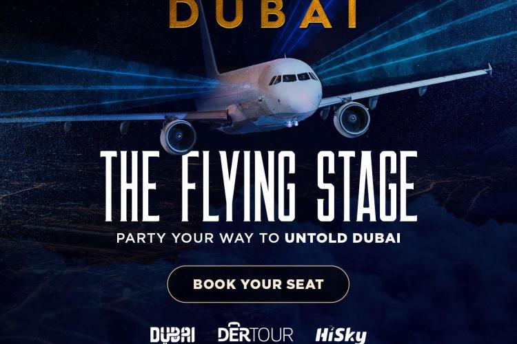 Untold Dubai începe cu Untold Flying Stage, o petrecere în aer, la 11.000 de metri altitudine