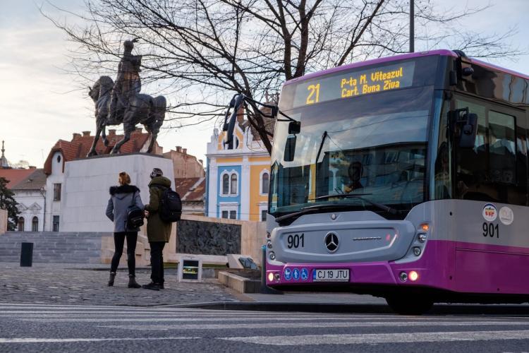 Vor fi suplimentate cursele pe linia 21, anunță Compania de Transport Public Cluj-Napoca