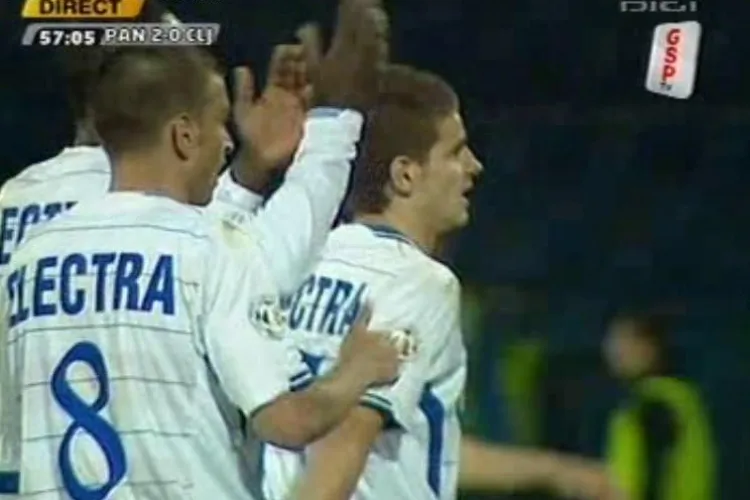 Brata inscrie dupa o pozitie de offside! Pandurii Targu Jiu - U Cluj 2-0 VIDEO