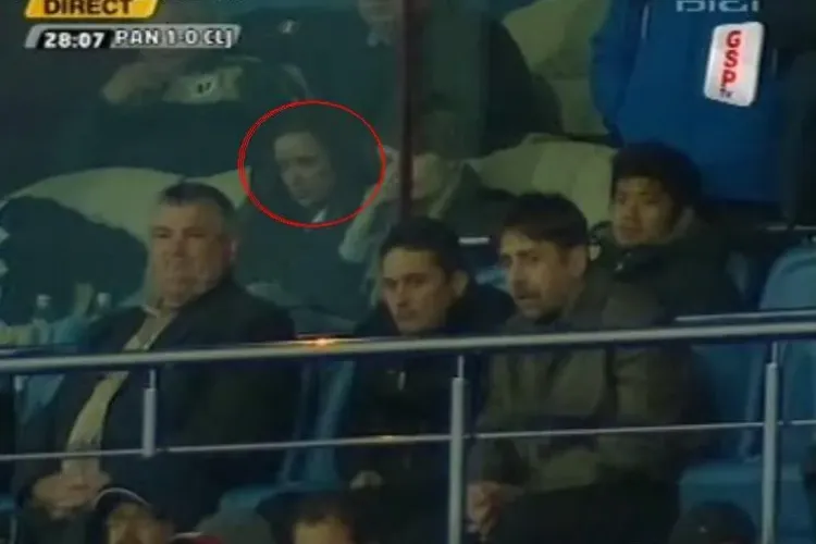 Bianca Dragusanu il urmareste pe Cristea din tribuna stadionului din Severin - VIDEO