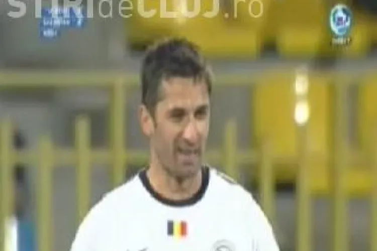 Atacantul Universitatii Cluj, Claudiu Niculescu, este pe locul 3 in clasamentul golgheterilor Ligii I