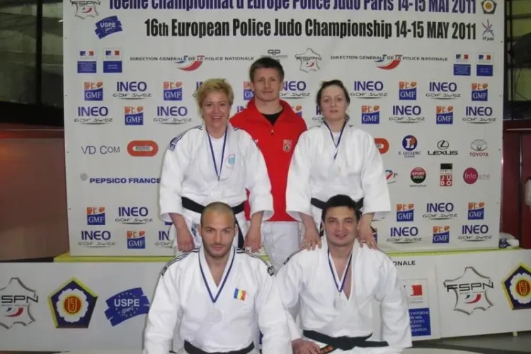 Sportiva Ioana Aluas a obtinut aurul la Campionatele Europene de Judo ale Politistilor - FOTO