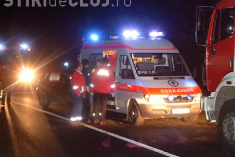 Pasagerul unui taximetru a murit in Bunesti, langa Gherla! In accident a mai fost ranita o persoana - VIDEO