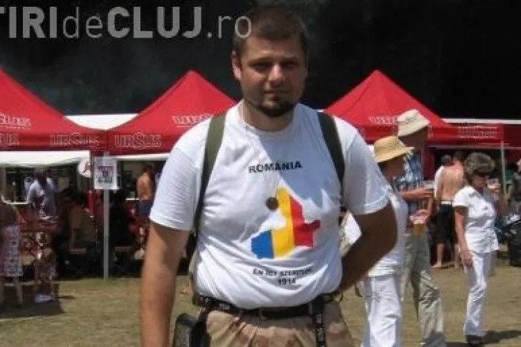 Csibi Barna vinde tricouri cu mesajul "Tinutul Secuiesc nu e Romania!"