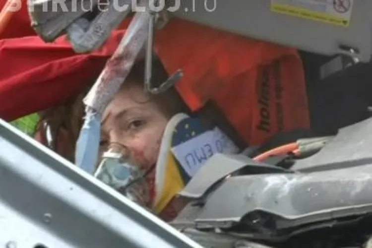 Accident in comuna Nima! Soferul unui TIR a adormit la volan si a lovit un alt autoturism IMAGINI SOCANTE VIDEO