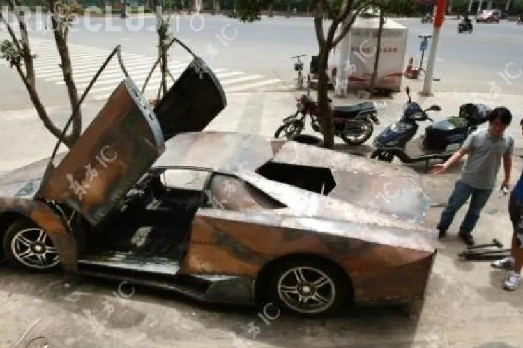 Un chinez si-a construit singur un Lamborghini, cu 14.000 de dolari!